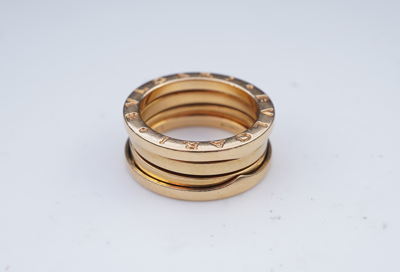 Bulgari, a gold 'B-ZERO' ring